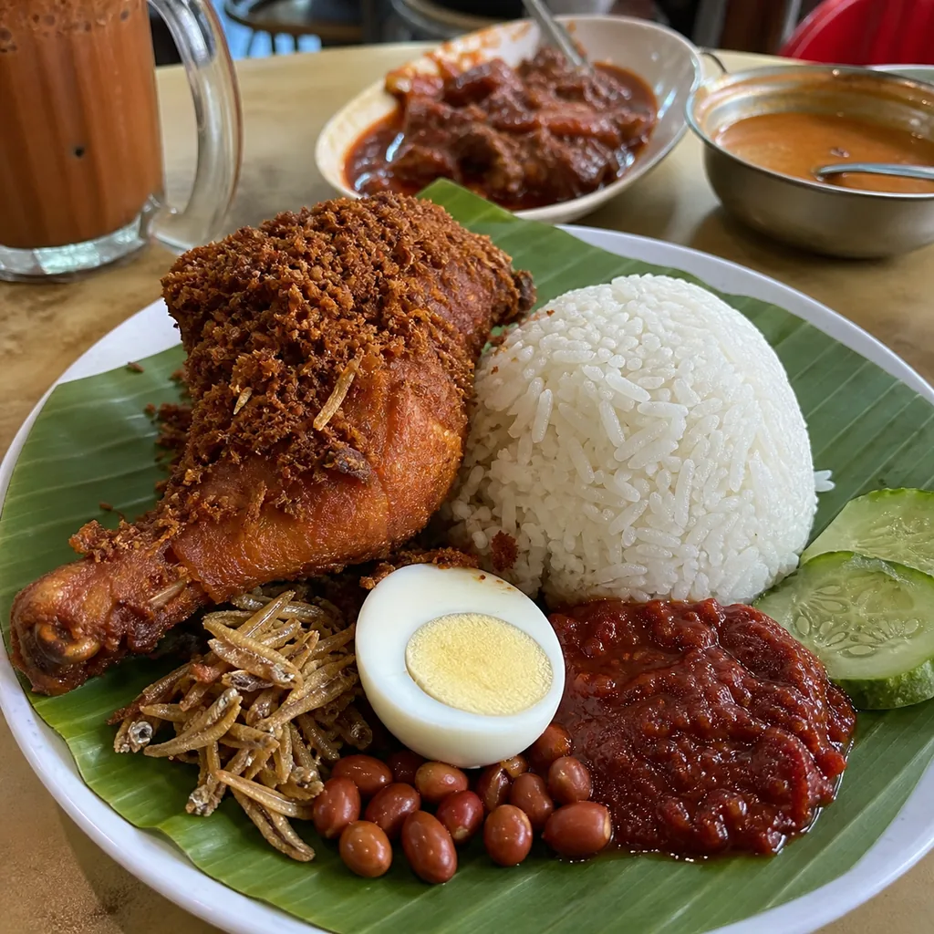 Nasi Lemak at Village Park Restaurant